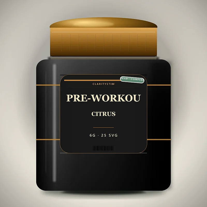 SuppSignal visual proxy for ClarityStim Pre-Workout, Citrus Mint.