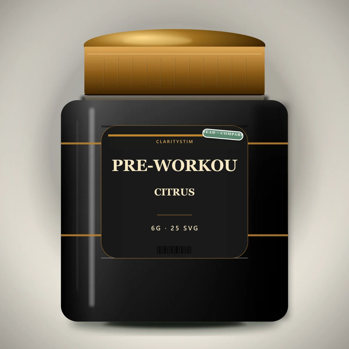 SuppSignal visual proxy for ClarityStim Pre-Workout, Citrus Mint.
